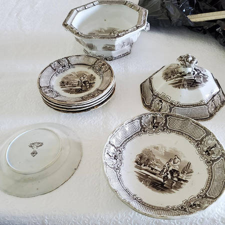 Athena Brown Coupe Soup Bowl by Marple, Turner & Co