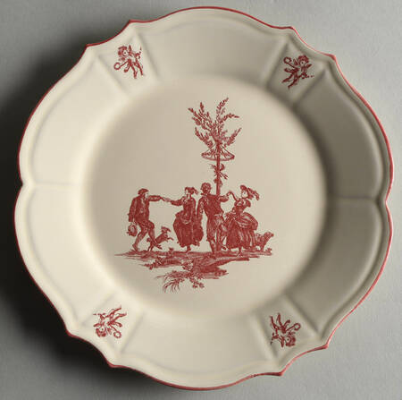 MDF9 Salad Plate by Moulin des Loups
