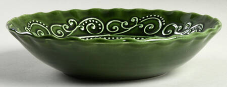 MLJ23 Green Individual Dinner Bowl