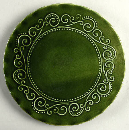 MLJ23 Green Salad Plate