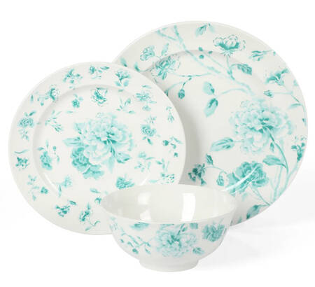 Empress Bouquet Teal by Martha Stewart