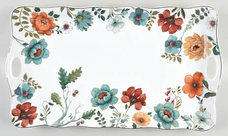 Fall Bloom 15" Rectangular Serving Platter