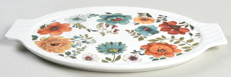 Fall Bloom Lid for Oval Baker