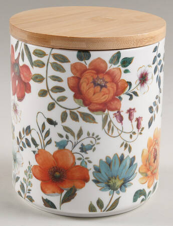 Fall Bloom 5" Canister & Lid