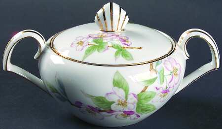 Mountain Cherry Sugar Bowl & Lid