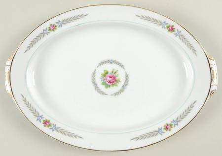 Olive Leaves 12" Oval Serving Platter