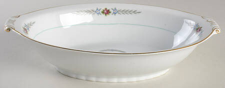 Olive Leaves 11" Oval Vegetable Bowl