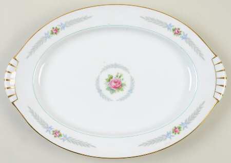 Olive Leaves 12" Oval Serving Platter