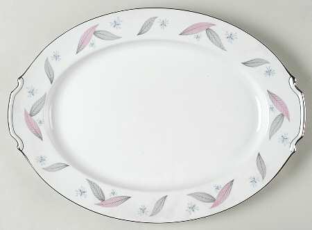 Serenade 17" Oval Serving Platter