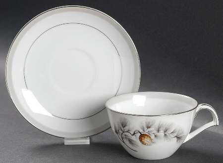 Flat Cup & Saucer Set