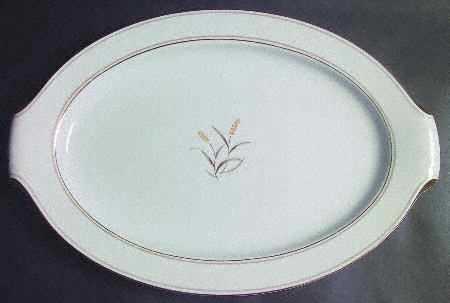 Wheat 17" Oval Serving Platter