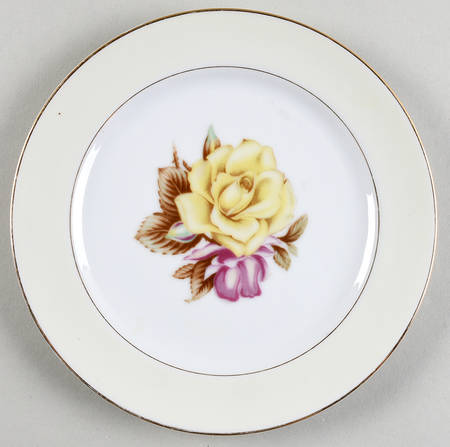 Yellow Rose Bread & Butter Plate