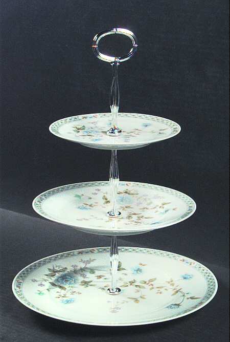 Angel D'Amour 13 7/8"-14 1/4" 3-Tiered Serving Tray(DP,SP,BB) HC