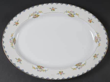 Athlone 16" Oval Serving Platter by Noritake
