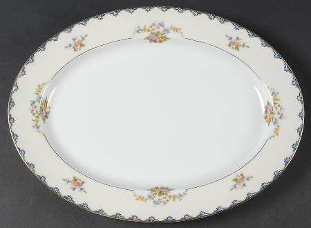 Athlone 13" Oval Serving Platter by Noritake