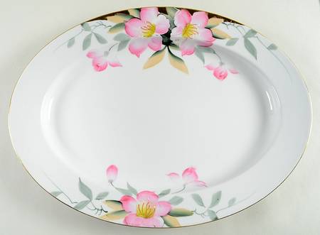 Azalea 16" Oval Serving Platter