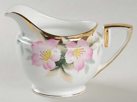 Azalea Gold Finial Creamer by Noritake