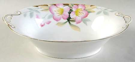 Azalea 10" Oval Vegetable Bowl