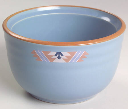 Blue Adobe Open Sugar/Dip Bowl(For Chip & Dip)/Indiv Baker