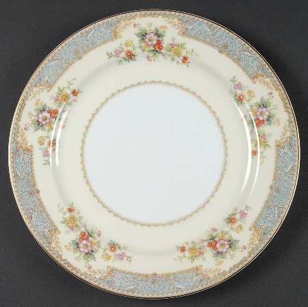 Bluedawn (#622, Rim) Dinner Plate by Noritake