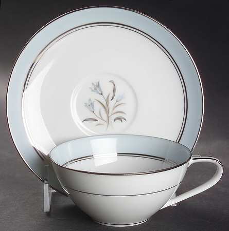 Bluebell Flat Cup & Saucer Set by Noritake
