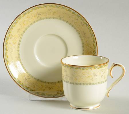Chalfonte Footed Demitasse Cup & Saucer Set by Noritake