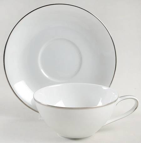 Flat Cup & Saucer Set