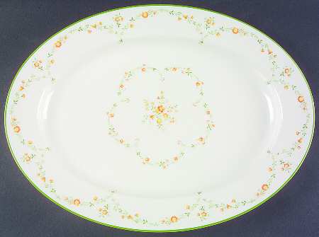 Debut 16" Oval Serving Platter by Noritake