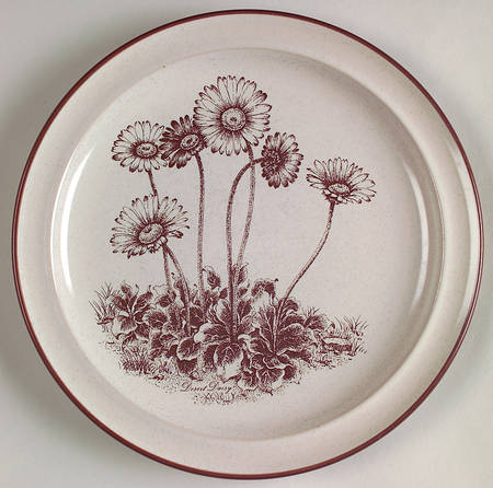 Desert Flowers Luncheon Plate