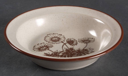 Desert Flowers Rim Fruit/Dessert (Sauce) Bowl