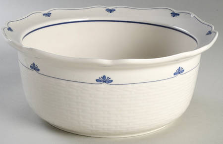 Dutch Tile 10" Round Vegetable/Souffle