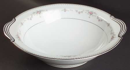 Fairmont (Platinum Trim) 10" Round Vegetable Bowl