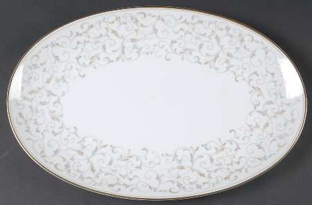 Glennis 14" Oval Serving Platter by Noritake