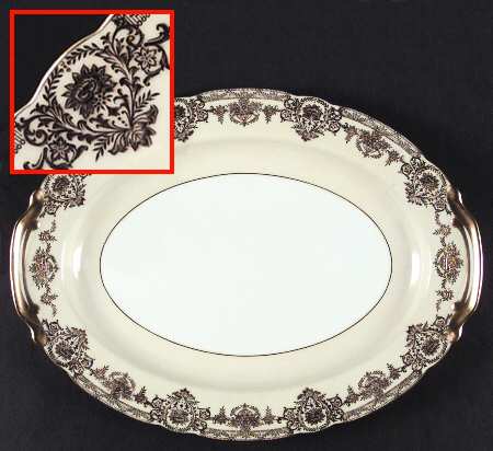 Goldfern by Noritake