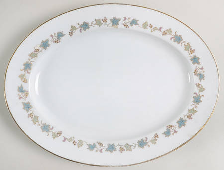 Goldvine 11" Oval Serving Platter by Noritake
