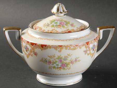 Hampton Sugar Bowl & Lid by Noritake