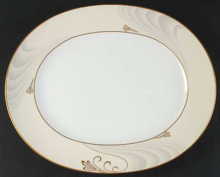 Khira 13" Oval Serving Platter by Noritake