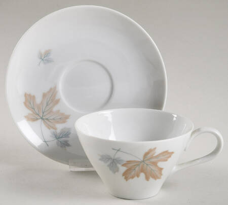 Maplewood Flat Cup & Saucer Set by Noritake