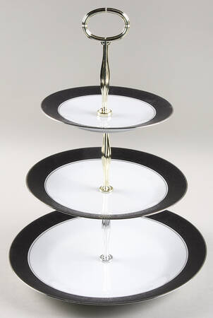 Mirano 13 7/8"-14 1/4" 3-Tiered Serving Tray(DP,SP,BB) HC