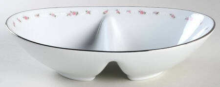 Nicosia 10" Oval Divided Vegetable Bowl by Noritake