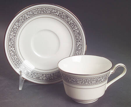 Footed Cup & Saucer Set