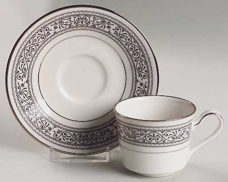 Prelude Flat Demitasse Cup & Saucer Set by Noritake