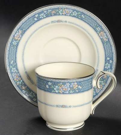Randolph Footed Cup & Saucer Set by Noritake