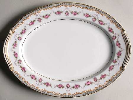 Ridgewood 11" Oval Serving Platter by Noritake