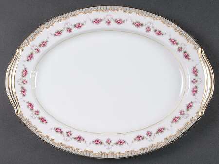 Ridgewood 13" Oval Serving Platter by Noritake