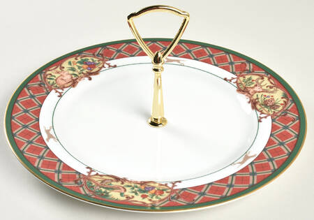 Royal Hunt Round Serving Plate with Center Handle (Dp) Hc