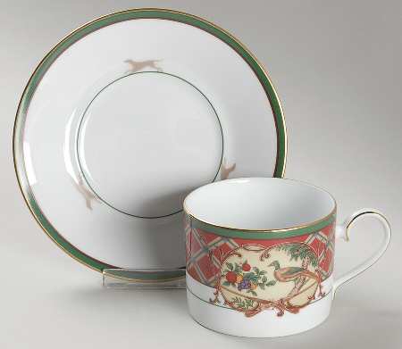 Royal Hunt Flat Cup & Saucer Set
