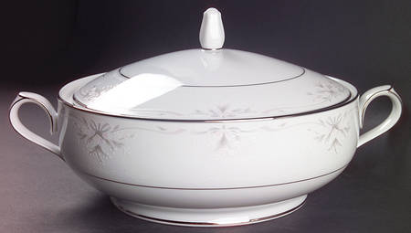 Silk Ribbons Round Covered Vegetable by Noritake