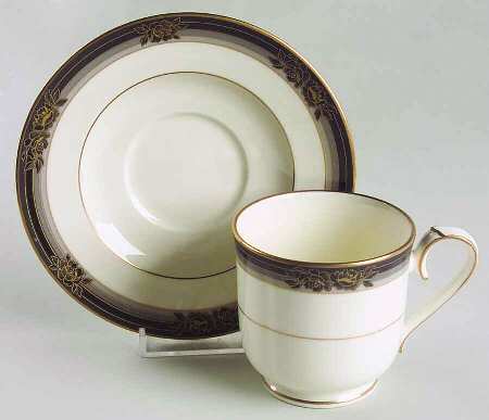 Spell Binder Footed Cup & Saucer Set by Noritake