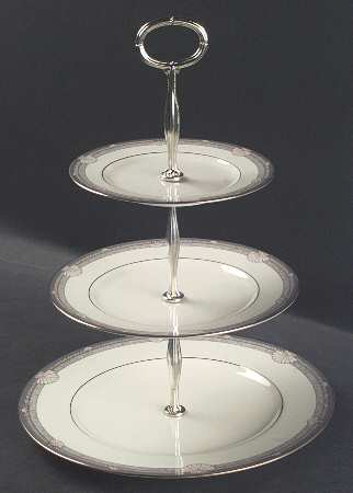 Stanford Court 13 7/8"-14 1/4" 3-Tiered Serving Tray(DP,SP,BB) HC